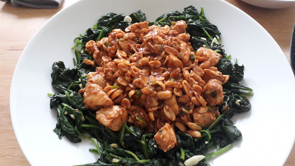 Stir fried spinach